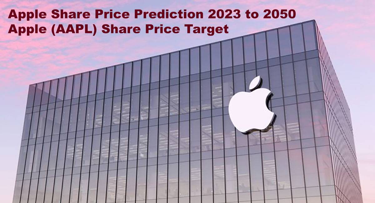 Apple Share Price Prediction 2023 to 2050Apple (AAPL) Share